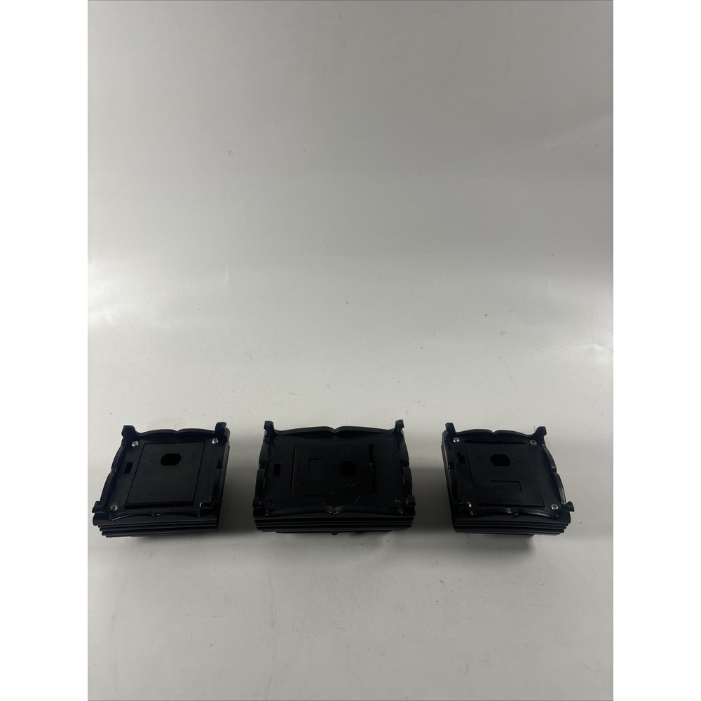 Vintage LED Motion Sensor Step Lights Black Wall Deck Stair Lights Set of 3 - Picture 5 of 8